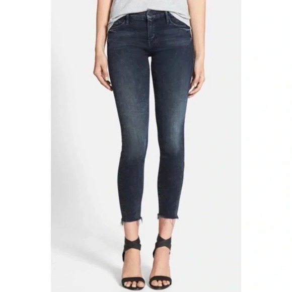 Mother Denim Looker Ankle Fray Film at 11 Jeans - Picture 1 of 14